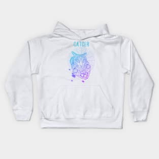 A zodiac cattery: cancer - catcer Kids Hoodie